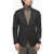 CORNELIANI Cc Collection Virgin Wool And Silk Blend Checked Blazer Brown