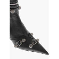 Botine Dama - Botine Balenciaga Hammered Patent Leather Ankle Boots Cagole With Studs 5Cm Black Femei (BM 19766687) - B-mall.ro