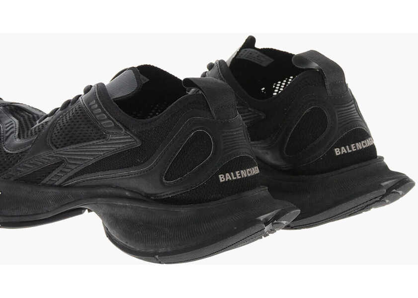 Sneakers Balenciaga Breathable Fabric Lace-Up Sneakers Circuit Black Femei (BM 19766777) 2