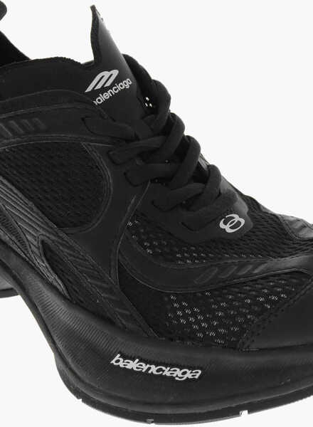 Sneakers Balenciaga Breathable Fabric Lace-Up Sneakers Circuit Black Femei (BM 19766777) 4