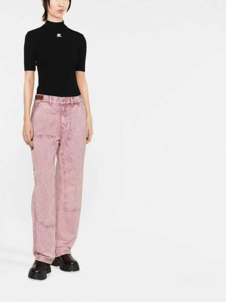 Pulovere casual COURRGES Rib Knit BLACK Femei (BM 19766786) 2