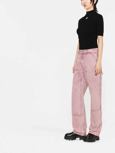 Pulovere casual COURRGES Rib Knit BLACK Femei (BM 19766786) 4