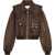 Ganni Duchesse Nylon Bomber Jacket DEMITASSE
