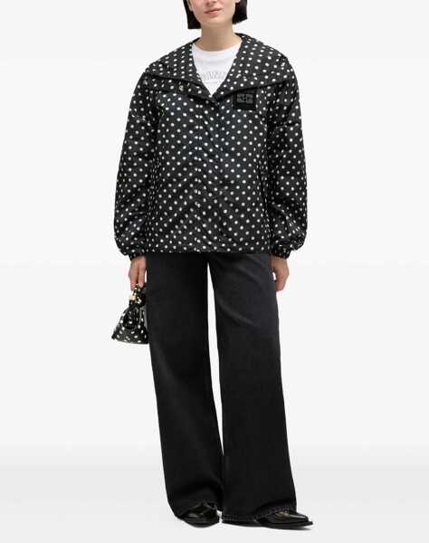 Jachete Ganni Printed Nylon Jacket BLACK Femei (BM 19766834) 3