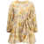 ZIMMERMANN Daylight wrap mini Dress STAMP-FLORAL-CREAM