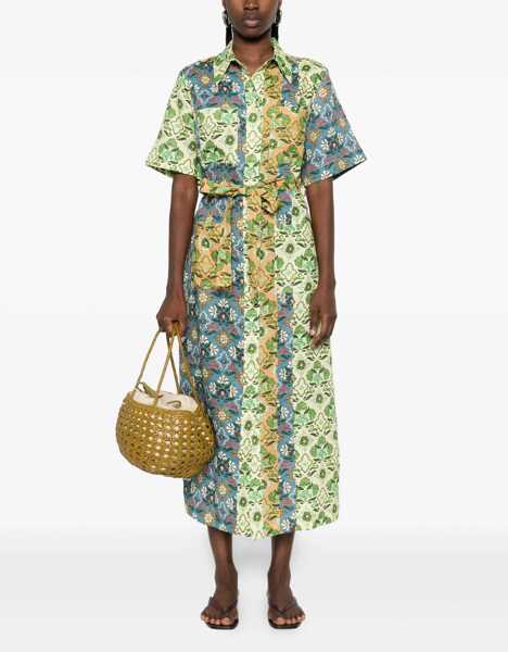 Rochii ALEMAIS Ali Spliced Shirtdress MULTI Femei (BM 19766846) 2