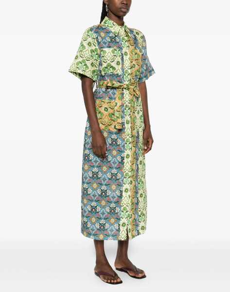 Rochii ALEMAIS Ali Spliced Shirtdress MULTI Femei (BM 19766846) 3