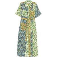 Rochii Ali Spliced Shirtdress Femei