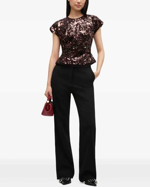 Topuri Ganni Sequins Top DEMITASSE Femei (BM 19766849) 2