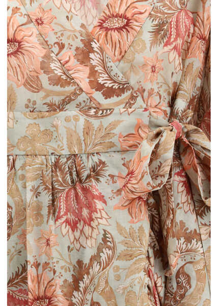 Rochii ZIMMERMANN Daylight wrap mini Dress STAMP-FLORAL-SAGE Femei (BM 19766861) 3