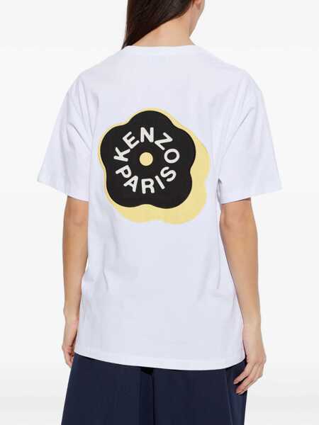 Tricouri Kenzo Cotton T-shirt WHITE Femei (BM 19768202) 4