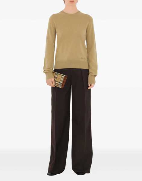 Portofele Burberry Chain Wallet VNTG CHK/BRIAR BROWN Femei (BM 19768205) 2