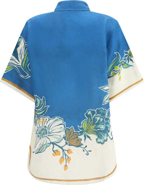 Camasi casual ALEMAIS Luda Shirt BLUE Femei (BM 19768208) 2