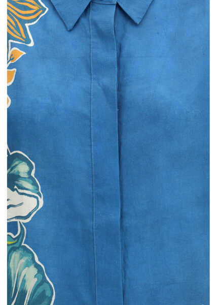 Camasi casual ALEMAIS Luda Shirt BLUE Femei (BM 19768208) 3