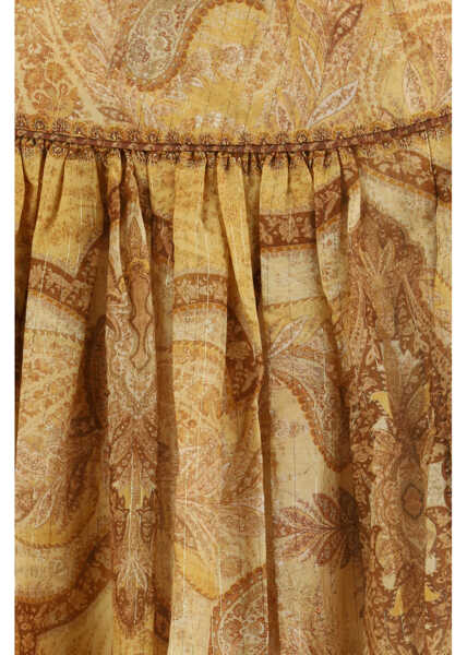 Fuste ZIMMERMANN Wanderlust Maxi Skirt TAPESTRY-MUSTARD-MULTI Femei (BM 19768211) 3