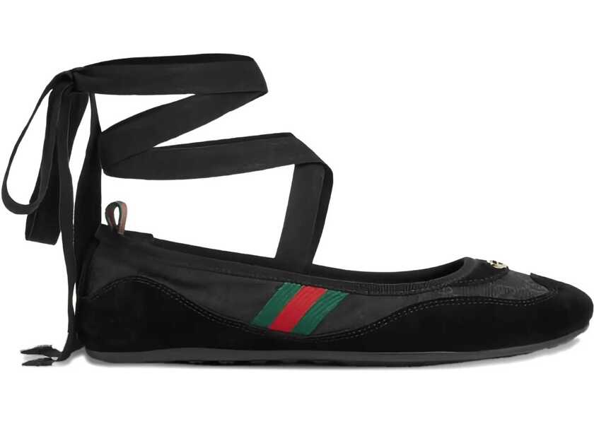 Balerini Gucci Shift Ballerinas BL/BL/BL/VRV/BL/VRV Femei (BM 19768214) 3