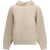 Brunello Cucinelli Sparkling Net cotton hooded Sweatshirt RUSTIC BEIGE+PANAMA