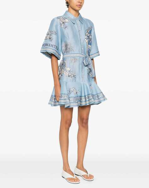 Rochii ALEMAIS Villa Romantica Mini Dress BLUE Femei (BM 19768226) 3