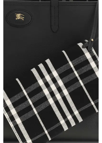 Genti de umar Burberry Bloomsbury medium Reversible Tote Bag BLACK/BLACK CALICO Femei (BM 19768283) 4