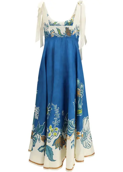 Rochii ALEMAIS Luda Ballet midi Sundress BLUE Femei (BM 19768298) 2