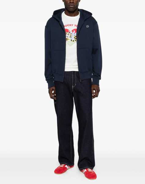 Bluze de trening Kenzo Boke Flower embroidered zip Hoodie NAVY BLUE Barbati (BM 19768310) 2
