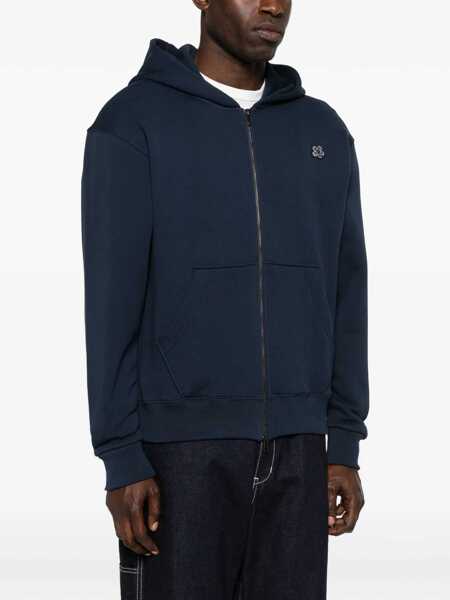 Bluze de trening Kenzo Boke Flower embroidered zip Hoodie NAVY BLUE Barbati (BM 19768310) 3