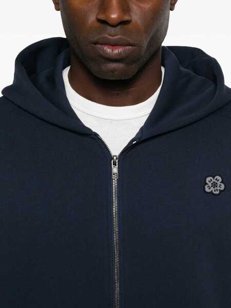 Bluze de trening Kenzo Boke Flower embroidered zip Hoodie NAVY BLUE Barbati (BM 19768310) 5