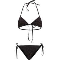 Costume de baie intregi Zigzag mesh triangle Bikini with sequins Femei