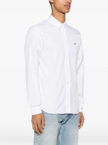 Camasi casual Lacoste City Shirt WHITE Barbati (BM 19768385) 3