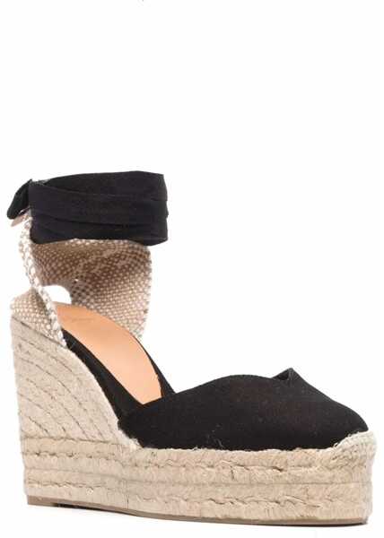 Sandale CASTAER Espadrille Clear BLACK Femei (BM 19768463) 2