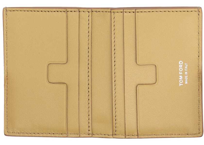 Portofele Tom Ford Leather Wallet YELLOW Barbati (BM 19768538) 3