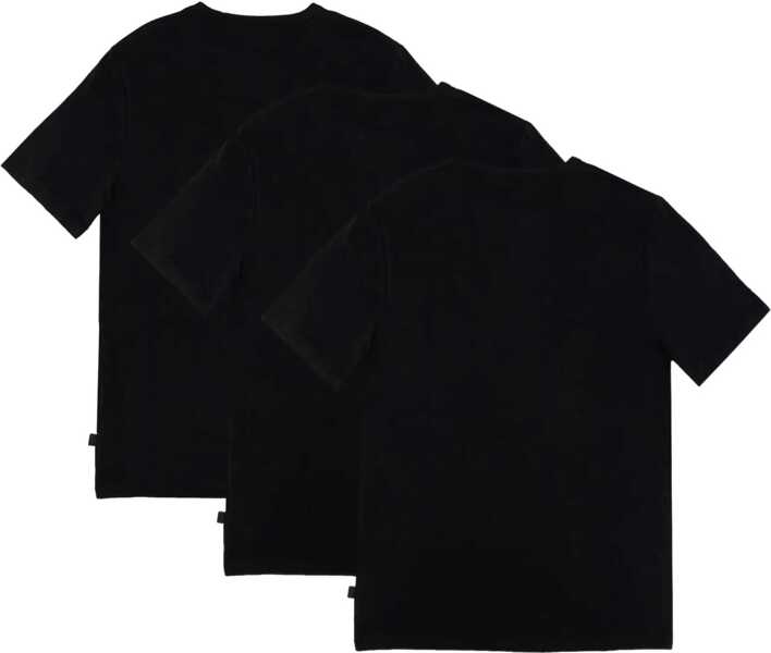 Tricouri Hugo Boss Pack Of Three T-Shirts BLACK Barbati (BM 19768550) 2