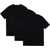 Hugo Boss Pack Of Three T-Shirts BLACK