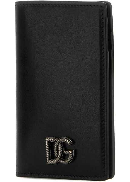 Portofele Dolce & Gabbana Card Holder With Logo BLACK Barbati (BM 19768553) 2