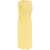 JACQUEMUS Drapped midi Dress YELLOW