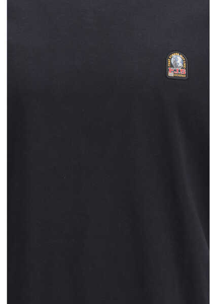 Tricouri Parajumpers Patch T-shirt BLACK Barbati (BM 19768667) 3