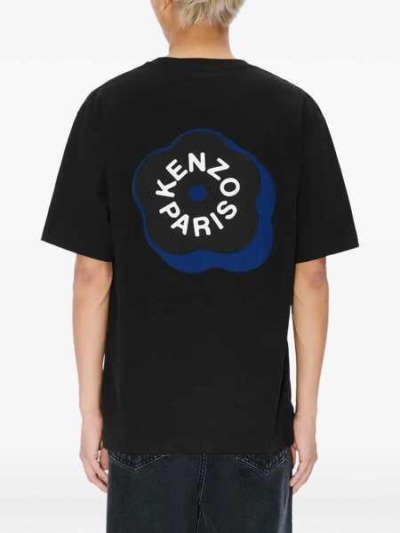 Tricouri Kenzo Boke Flower 2.0 embroidered cotton T-shirt BLACK Barbati (BM 19768670) 2