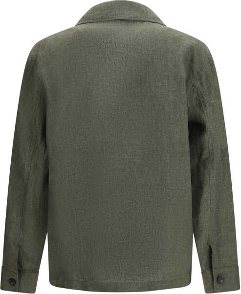 Camasi casual Cruna Serafino Shirt OLIVA Barbati (BM 19768691) 2