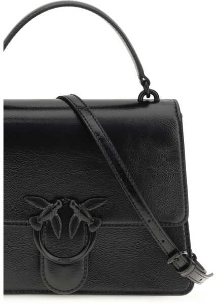 Genti de mana Pinko Love One Handbag NERO LIMOUSINE BLOCK COLOR Femei (BM 19768913) 4