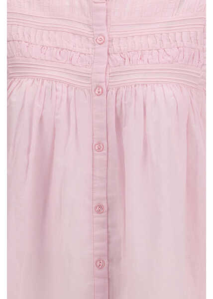 Camasi casual ISABEL MARANT ETOILE Plalia cotton Shirt LIGHT PINK Femei (BM 19768928) 3