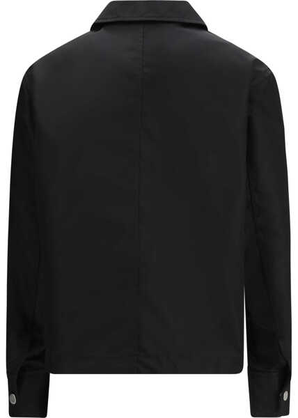 Jachete AMI Paris Buttoned Jacket with Ami de Coeur stud NOIR Femei (BM 19768931) 2