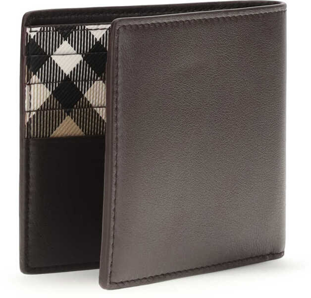Portofele Burberry Pop Check Wallet SAND Barbati (BM 19768940) 2