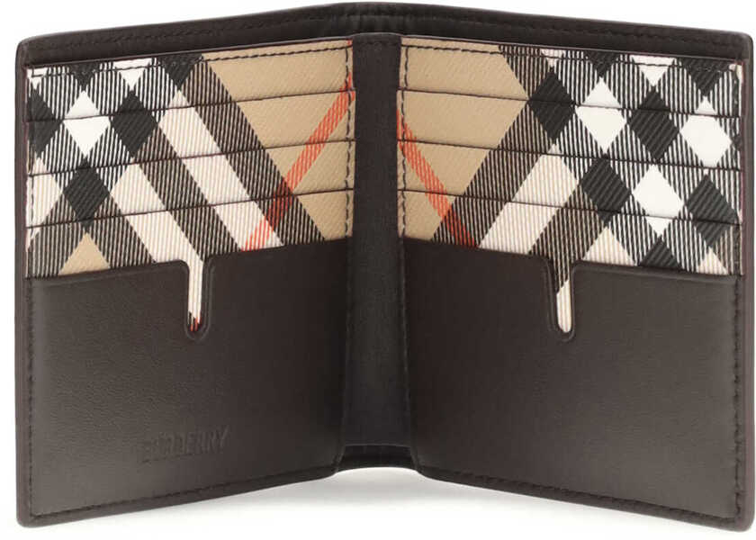 Portofele Burberry Pop Check Wallet SAND Barbati (BM 19768940) 3