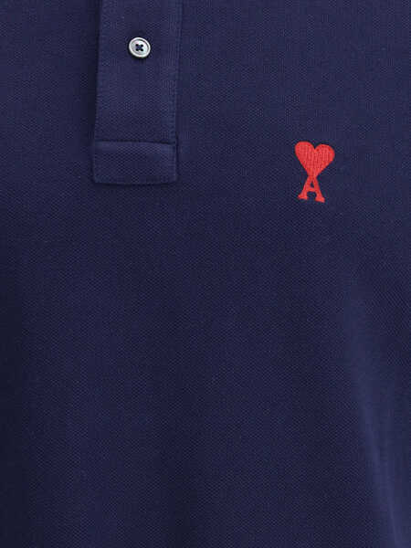 Tricouri Polo AMI Paris ADC Polo Shirt BLEU NUIT Barbati (BM 19768949) 3