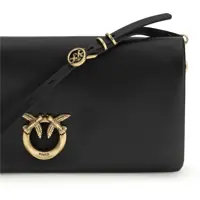 Genti de umar Dama - Genti de umar Pinko Love medium Clutch Bag NERO-ANTIQUE GOLD Femei (BM 19768961) - B-mall.ro