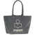 Isabel Marant Yenky cotton Tote Bag FADED BLACK
