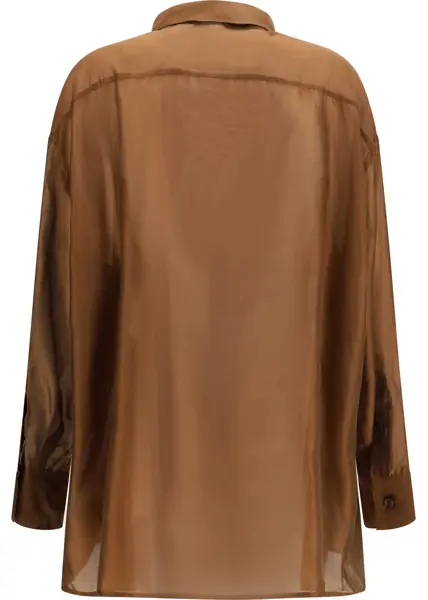 Camasi casual The Latest Daria Shirt CHOCOLATE Femei (BM 19769000) 2