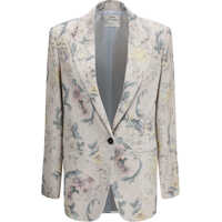 Jachete &ldquo;Peonia My Love&rdquo; hopsack linen-blend Jacket Femei