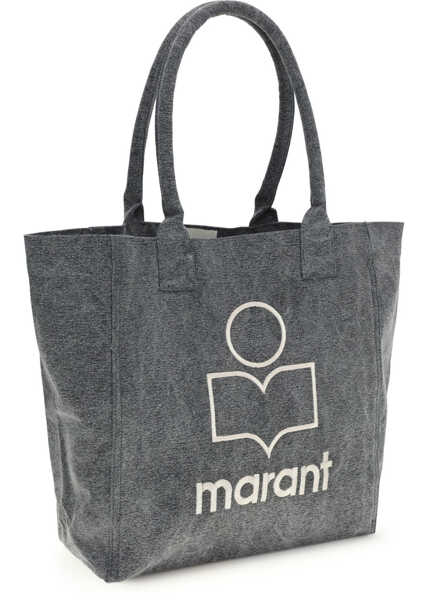 Genti de mana Isabel Marant Small Yenky Tote Handbag FADED BLACK Femei (BM 19769030) 2