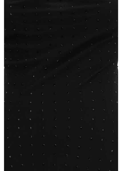 Rochii Pinko Long strass Slipdress NERO LIMOUSINE Femei (BM 19769036) 3